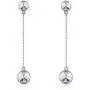 SBLING Platinum-Plated Drop Earrings Made with Swarovski Crystals (4.25 cttw)-Gifts for Women/Girls SBLING Platinum-Plated Drop Earrings Made with Swarovski Crystals (4.25 cttw)-Gifts for Women/Girls