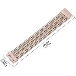 Wrap Leather Magnetic Buckle Chain Bracelets for Women Girls Bangle Jewelry Clasp Handmade Wristbands Gift