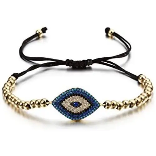 CIUNOFOR Evil Eye Charm Bracelet Gold Rose Gold Plated Stainless Steel Bead Link Italian Style for Women Girls … CIUNOFOR Evil Eye Charm Bracelet Gold Rose Gold Plated Stainless Steel Bead Link Italian Style for Women Girls …