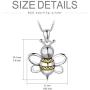 SOULMEET Sterling Silver Butterfly Bee Dolphin Elephant Cats Snake Rose Flower Necklace for Women Girls Cute Animals Hearts Jewelry Gifts Idea Christmas