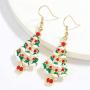 ALoveSoul Christmas Earrings for Women - Xmas Dress Up Jewelry Earrings, Christmas Tree Earrings, Apple Earrings, Ball Asymmetric Earrings