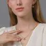 HUJUON Gold Angel Baby Necklace Hoop Earring Set for Women.Cherub Angel Wing Guardian Dangle Earring Pendant Necklace HUJUON Gold Angel Baby Necklace Hoop Earring Set for Women.Cherub Angel Wing Guardian Dangle Earring Pendant Necklace