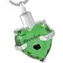 misyou Glass Cremation Jewelry Brother Birthstone Pendant Urn Necklace Ashes Holder Keepsake misyou Glass Cremation Jewelry Brother Birthstone Pendant Urn Necklace Ashes Holder Keepsake