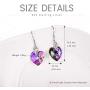 Heart Jewelry Set for Women Sterling Silver Love Jewelry Gifts with Swarovski Crystal