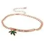 Lux Accessories Best Buds BFF Marijuana Leaf ID Bracelet Set 2PC Lux Accessories Best Buds BFF Marijuana Leaf ID Bracelet Set 2PC