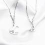 FUSTMW 3 Sister Bracelets Big Sis Middle Sis Little Sis 3 Pieces Matching Heart Bracelets of 3 Sister Jewelry Gift for Best Friends 9 Inch Adjustable Chain