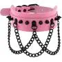 FM FM42 Unisex Multicolor Simulated Leather PU Black-Tone Rivets Spike Spiked 3 Layer Chains Choker Collar Necklace FM FM42 Unisex Multicolor Simulated Leather PU Black-Tone Rivets Spike Spiked 3 Layer Chains Choker Collar Necklace