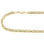 Mens Real 10K Yellow Gold Box Byzantine Link Chain 3.10mm Necklace 22-30 Inches