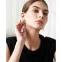 Vivid Snake Earrings Women 18K Gold Plated Stainless Steel Dangle Earring Gold Snake Stud Earrings for Women Large