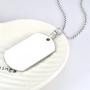 danjie Stainless Steel Dog Tag Letters to My Son.Love mom Pendant Necklace,Inspirational Gifts for Son Jewelry