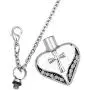 Jesse Ortega Jesus Cross Urn Necklace of Ashes Heart Love Cremation Jewelry Keepsake Memorial Necklace Jesse Ortega Jesus Cross Urn Necklace of Ashes Heart Love Cremation Jewelry Keepsake Memorial Necklace