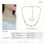 TrustDavis Womens Fashion Gold Tone Choker Chain Necklace for Party Jewelry TrustDavis Womens Fashion Gold Tone Choker Chain Necklace for Party Jewelry