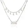 ZMNNOPPAB Layered Necklace for Women, Dainty Choker with Birth Year Necklace ZMNNOPPAB Layered Necklace for Women, Dainty Choker with Birth Year Necklace