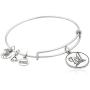 Alex and Ani Milwaukee Brewers Cap Logo Expandable Bangle Bracelet