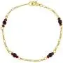In Season Jewelry 18k Gold Plated Evil Eye Protection Simulated Azabache Bracelet for Teens Ladies In Season Jewelry 18k Gold Plated Evil Eye Protection Simulated Azabache Bracelet for Teens Ladies