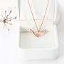 SENFAI Stainless Steel Save Narwhal Bar Necklace Custom Name Jewelry for Girls
