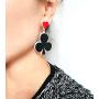 CutieJewelry Dangle Poker Party Unique Players Big Card Earrings
