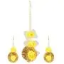 Efulgenz Indian Flower Jewelry Set for Haldi Mehandi Baby Shower Wedding Women Girls Efulgenz Indian Flower Jewelry Set for Haldi Mehandi Baby Shower Wedding Women Girls