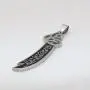 ZKDC Islam Muslim Zulfiqar Sword of Imam Ali Stainless Steel 60 cm Chain Necklace Jewelry ZKDC Islam Muslim Zulfiqar Sword of Imam Ali Stainless Steel 60 cm Chain Necklace Jewelry