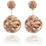 Exaggerated Trendy Metal Winding Ball Dangle Earrings Geometric Irregular Round Ball Pendants Jewelry Exaggerated Trendy Metal Winding Ball Dangle Earrings Geometric Irregular Round Ball Pendants Jewelry