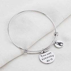 Totoro Gift You Can Totorolly Do It Bracelet Cute Totoro Charm Bangle Inspirational Gift