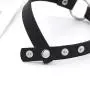 Zoestar Black Leather Choker Necklaces Circle Adjustable Collar Necklace Jewelry for Women (Black) Zoestar Black Leather Choker Necklaces Circle Adjustable Collar Necklace Jewelry for Women (Black)