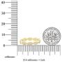 Dazzlingrock Collection 0.30 Carat (ctw) 10K Gold Round White Diamond Ladies Vintage Stackable Wedding Band 1/3 CT