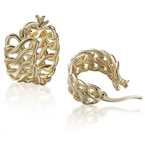 Chunky Huggie Hoop Earrings For Women Chain Braided Small Chunky Gold Hoop Earrings 14k Gold Plated Link Mesh Delicate Hypoallergenic Open Hoops Earrings Jewelry Gift Chunky Huggie Hoop Earrings For Women Chain Braided Small Chunky Gold Hoop Earrings 14k Gold Plated Link Mesh Delicate Hypoallergenic Open Hoops Earrings Jewelry Gift