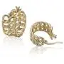 Chunky Huggie Hoop Earrings For Women Chain Braided Small Chunky Gold Hoop Earrings 14k Gold Plated Link Mesh Delicate Hypoallergenic Open Hoops Earrings Jewelry Gift Chunky Huggie Hoop Earrings For Women Chain Braided Small Chunky Gold Hoop Earrings 14k Gold Plated Link Mesh Delicate Hypoallergenic Open Hoops Earrings Jewelry Gift