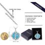 AEONSLOVE Harmony Ball Bola Pregnancy Necklace, Retro Ship Anchor Cubic Zirconia Harmony Ball Locket Angel Chime Caller Bell 20mm Mexican Bola Balls Pendant Necklaces 30'' Chain for Women Mom Gifts