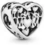 Pandora Jewelry I Love You Mom Heart Sterling Silver Charm Pandora Jewelry I Love You Mom Heart Sterling Silver Charm