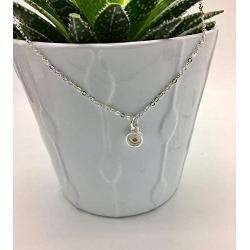 Mustard Seed silver color Faith Necklace with Sparkling 16-18'' adjustable chain.