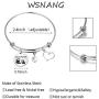 WSNANG Mama Panda Bracelet Sweet Family Jewelry Gift New Mom Gift Mother Bracelet Child Mother Mama Panda Bracelet for Mother
