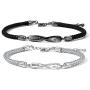 Custom Magnetic Couples Bracelets for Women Men, Promise Rope Name Bracelets Personalized Jewelry for Couples BBF