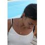 espere CZ Pear Drop Lariat Necklace 16'' with 2.75'' Y Drop Adjustable, 3 Colors Available