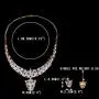 EVER FAITH Gold-Tone Leopard Necklace Earrings Set Clear Austrian Crystal EVER FAITH Gold-Tone Leopard Necklace Earrings Set Clear Austrian Crystal
