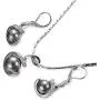 Yoursfs 18KGP Necklace Clip on Silver Earrings Vintage Knot Jewelry Set Yoursfs 18KGP Necklace Clip on Silver Earrings Vintage Knot Jewelry Set