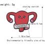 XUNER Cuterus Pin Uterus Uterus Ovaries Pin Medical Pins Enamel Brooch Uterine Medicine Brooches Feminist Jewelry Gifts for Woman &Nurses Graduate Students