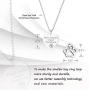 SIDIMELO Dog Necklace for Women When I Needed a Hand Animal Paw Pet Choker Necklace Pendant Footprints Jewelry Accessories for Girls Pet Memorial Necklace Hand Stamped Jewelry