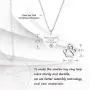 SIDIMELO Dog Necklace for Women When I Needed a Hand Animal Paw Pet Choker Necklace Pendant Footprints Jewelry Accessories for Girls Pet Memorial Necklace Hand Stamped Jewelry