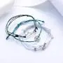 4 Pcs Feng Shui Good Luck Bracelet Black Obsidian Wealth Bracelet for Women Men Adjustable Elastic Leather Jewerly 4 Pcs Feng Shui Good Luck Bracelet Black Obsidian Wealth Bracelet for Women Men Adjustable Elastic Leather Jewerly