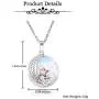Jovivi Natural Gemstones Moon and Star Healing Crystal Chakra Pendant Necklace with 21.5in Stainless Steel Chain Jovivi Natural Gemstones Moon and Star Healing Crystal Chakra Pendant Necklace with 21.5in Stainless Steel Chain