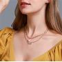 Butterfly Necklace Earrings Set Butterfly Pendant Chain Link Necklace Charm Hoop Earrings Gold Plated Stainless Steel Old English Angle Babygirl Pendant Necklace Adjustable