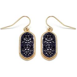 Miracle Collection Bohemian Filigree Lightweight Dangle Simple Drop Fashion Color Trendy Earring for Women and Girl