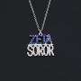 Sorority Zeta Soror Necklace 1920 Greek Sorority Jewelry Gift