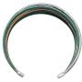 Silpada Fresco Sterling Silver and Patina Brass Cuff Bracelet, 7.5''