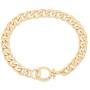 gorjana Womens Wilder Chunky Curb Chain Bracelet, 18k Gold Plated, Parker Clasp
