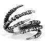 Dragon Claw Ring Retro Punk Exaggerated Snake Ring Ouroboros Ring Adjustable Opening Goth Punk Tentacle Hip-hop Middle Finger for Women Men Jewelry