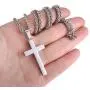 P. BLAKE Stainless Steel Cross Pendant Necklace for Men Boys Jewelry Gift, Chain Necklace 24 Inch P. BLAKE Stainless Steel Cross Pendant Necklace for Men Boys Jewelry Gift, Chain Necklace 24 Inch