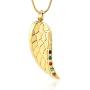 Cremation Jewelry Urn Necklace for Ashes with Angel Wing Charm Heart Eternity Stainless Steel Cremation Necklace